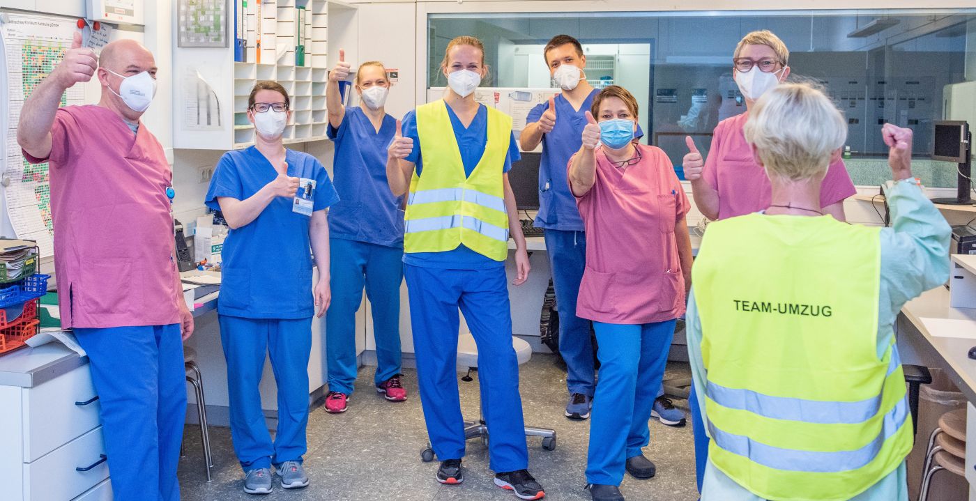 Klinikum Karlsruhe: Die internistischen Intensivstationen hat den Betrieb in Haus M aufgenommen