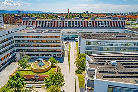 Blick auf Haus M von Norden.
