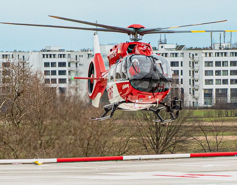 Hubschrauber im Anflug 