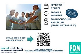 regionale Job-/Karrierebörse Sozial-/Gesundheitswesen FOM