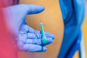 Impfstelle des Medizinischen Versorgungszentrums 