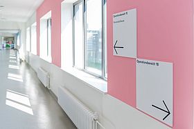 Auf der neuen OP-Ebene