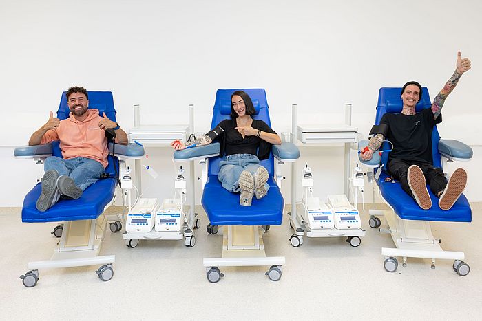 Kampagne Blutspenden rettet Leben