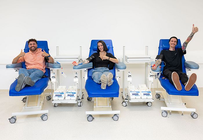 Kampagne Blutspenden rettet Leben