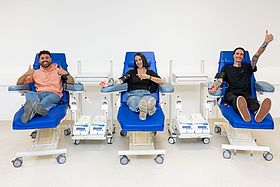 Kampagne Blutspenden rettet Leben