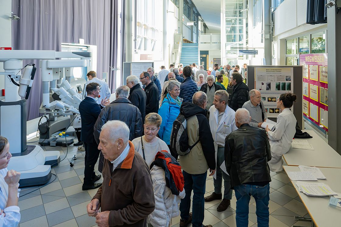 Das Bild zeigt einen Blick auf die Veranstaltung Uro.live.