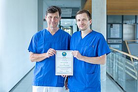 Siegel brandverletztes Kind