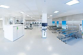 Blick in die modernen Räume der AEMP