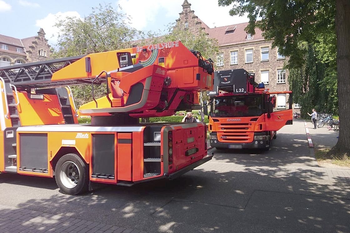 Feuerwehreinsatz Klinikum Karlsuhe