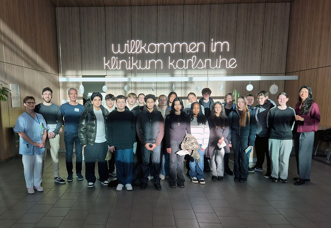 Die Schülerinnen und Schüler in Haus M.