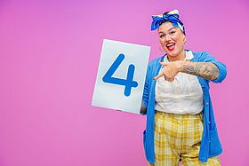 Das Bild zeigt Michelle Schmidt, die als Bereichsleitung an der Koordination der Pilotstation beteiligt ist.