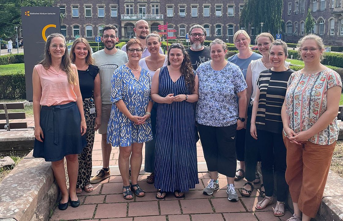 Das Bild zeigt die Teilnehmenden des Schulungsworkshops.