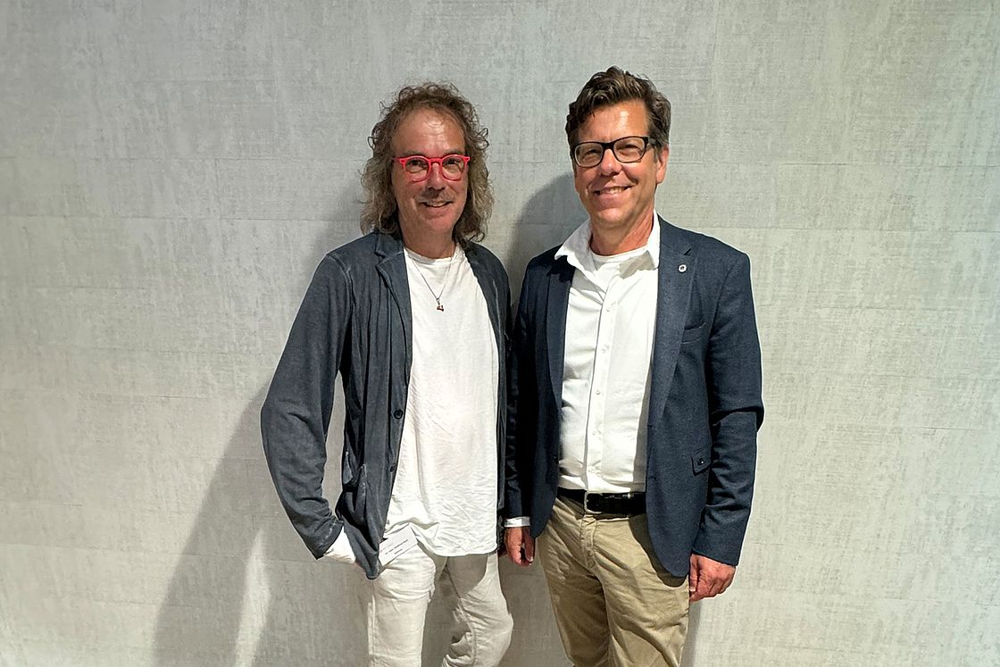 Das Bild zeigt Dr. Matthias Kuch und Prof. Dr. Sascha Meyer (v.l.)