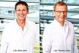 Das Bild zeigt Dr. Peter Laier und Dr. Thomas Sroka