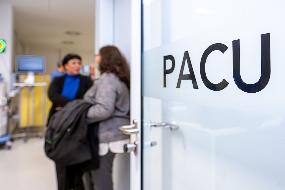 Die neu eröffnete PACU ist ein qualitativ hochwertiges Bindeglied zwischen der Operation und der Normalstation.