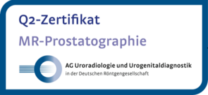 Das Bild zeigt das Zertifikat Prostatographie der Deutschen Röntgengesellschaft