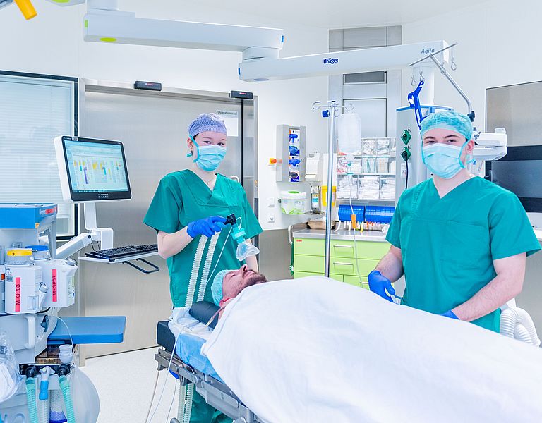 Pflege in den OPs, der Anästhesie und der Zentralen Endoskopie
