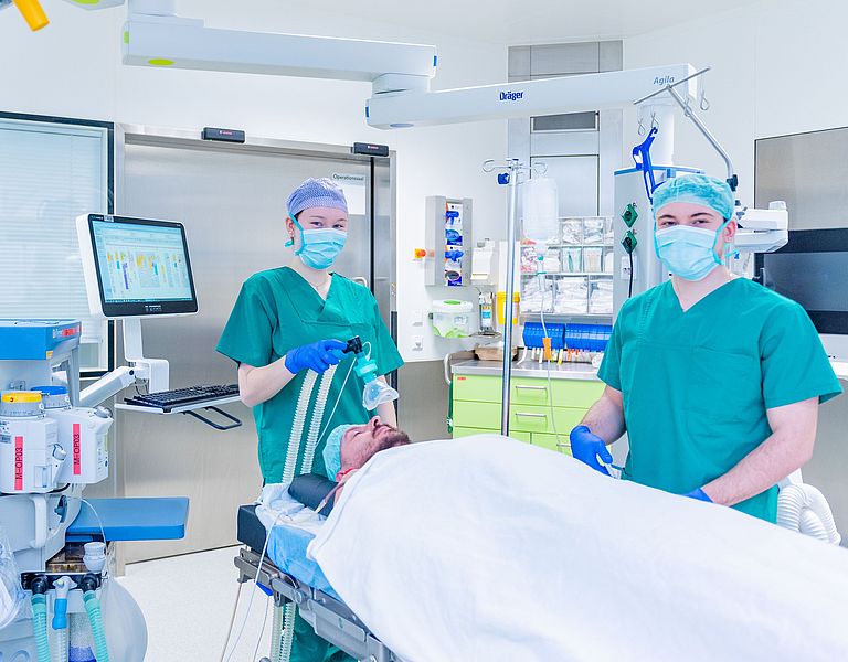 Pflege in den OPs und der Anästhesie