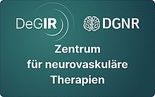 Das Bild zeigt das Zertifizierungssiegel des Zentrums für neurovaskuläre Therapien.