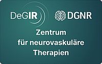 Das Bild zeigt das Zertifizierungssiegel des Zentrums für neurovaskuläre Therapien.