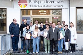 Ehrung der Blutspenderinnen und Blutspender