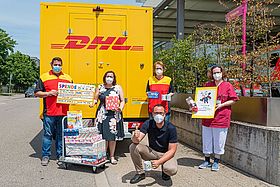 Spendenübergabe DHL an FUOKK