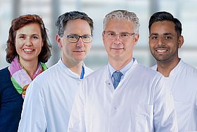 Das Bild zeigt die Expertinnen und Experten der Medizinischen Klinik IV.