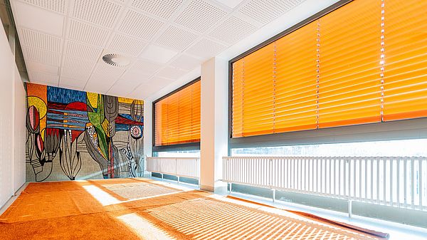 Das Bild zeigt den neuen Gebetsraum.