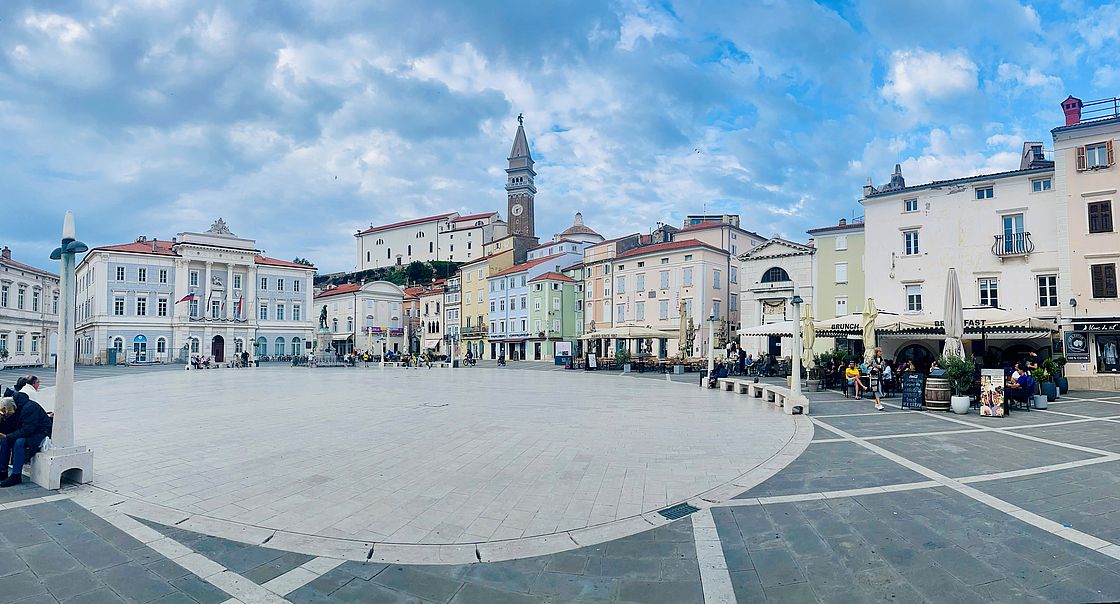Platz in Piran.