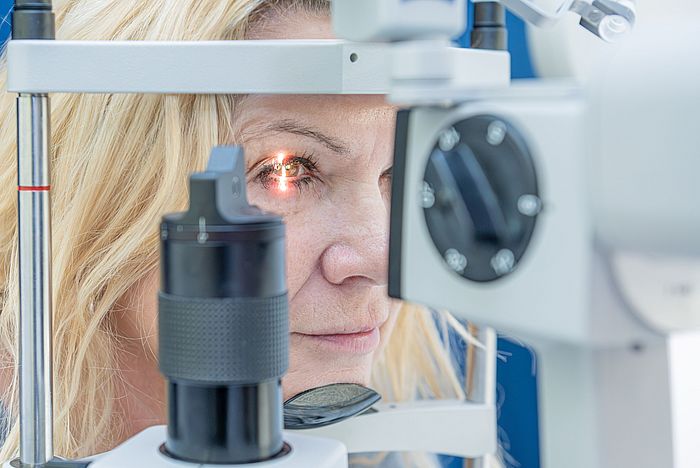 Lasereinsatz in der Augenmedizin.