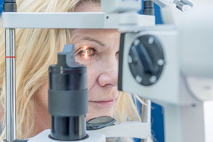 Lasereinsatz in der Augenmedizin.