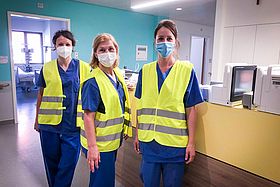 Das Team Umzug ist gut vorbereitet