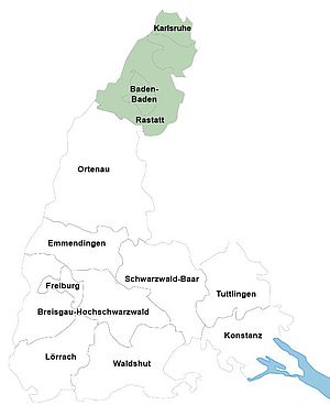 Versorgungsgebiet des Kinderpalliativteams