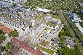 Luftaufnahme des Klinikums