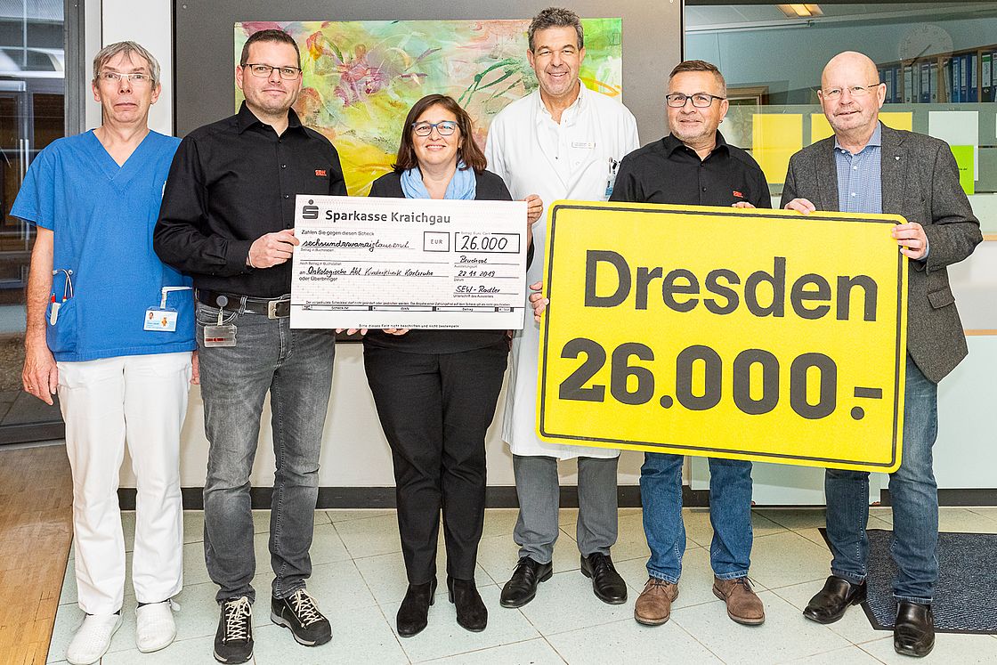 Spendenübergabe SEW Radler 2019