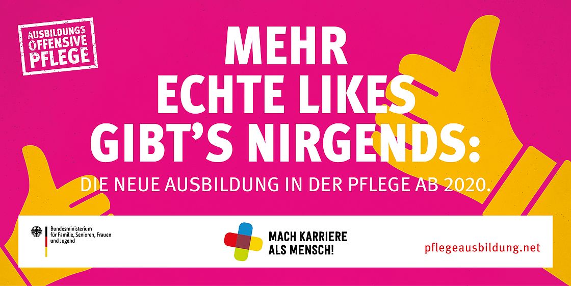 Pflegekampagne: Mehr echte Likes gibts nirgends