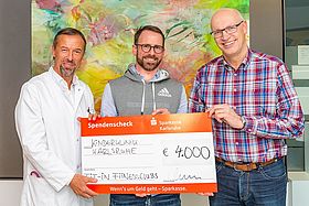 Spendenübergabe Fit-in Fitnessclubs