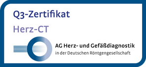 Das Bild zeigt das Herz-CT Zertifikat der Deutschen Röntgengesellschaft