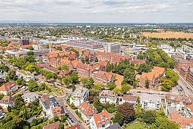 Luftbild des Klinikums Karlsruhe