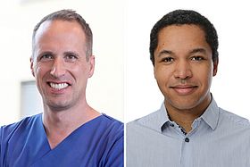 Das Bild zeigt Prof. Dr. Johannes Schultz und PD Dr. Jonathan Nadjiri (v.l.)